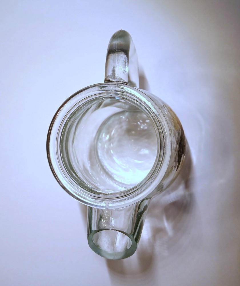 WESTMORELAND SNUB GLASS PITCHER