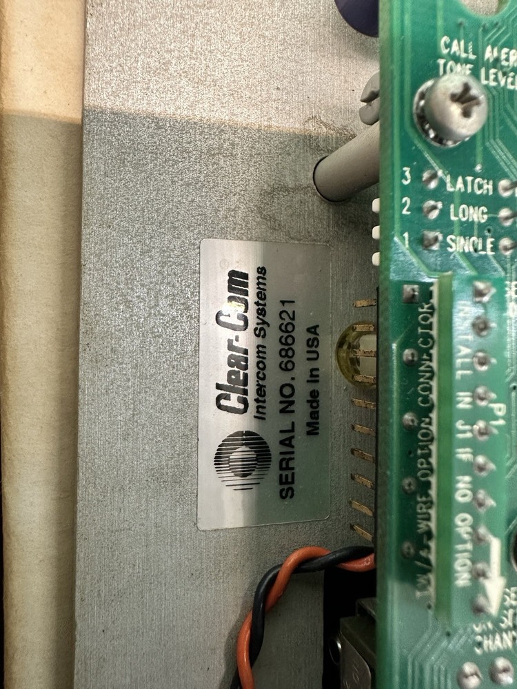 Clear-Com intercom systems KB-211