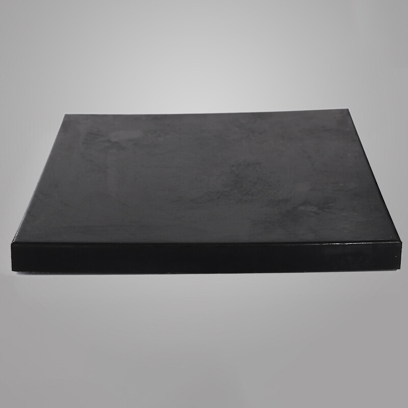 Black Polyurethane Flat Engineering Sheet Plate 2mm-25mm Thick, 300x300mm Size