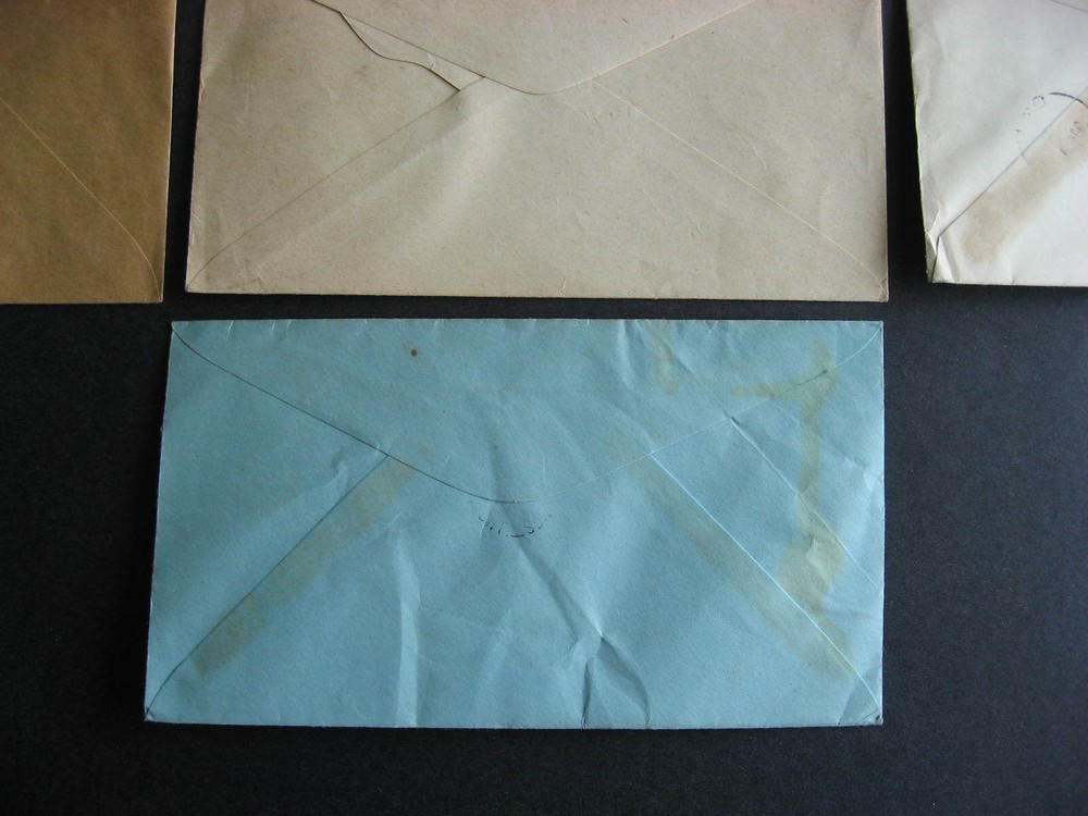 Canada 7 precancel covers, 1 is opened on 3 sides.