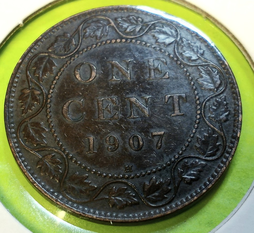 1907-H Canada Large Cent