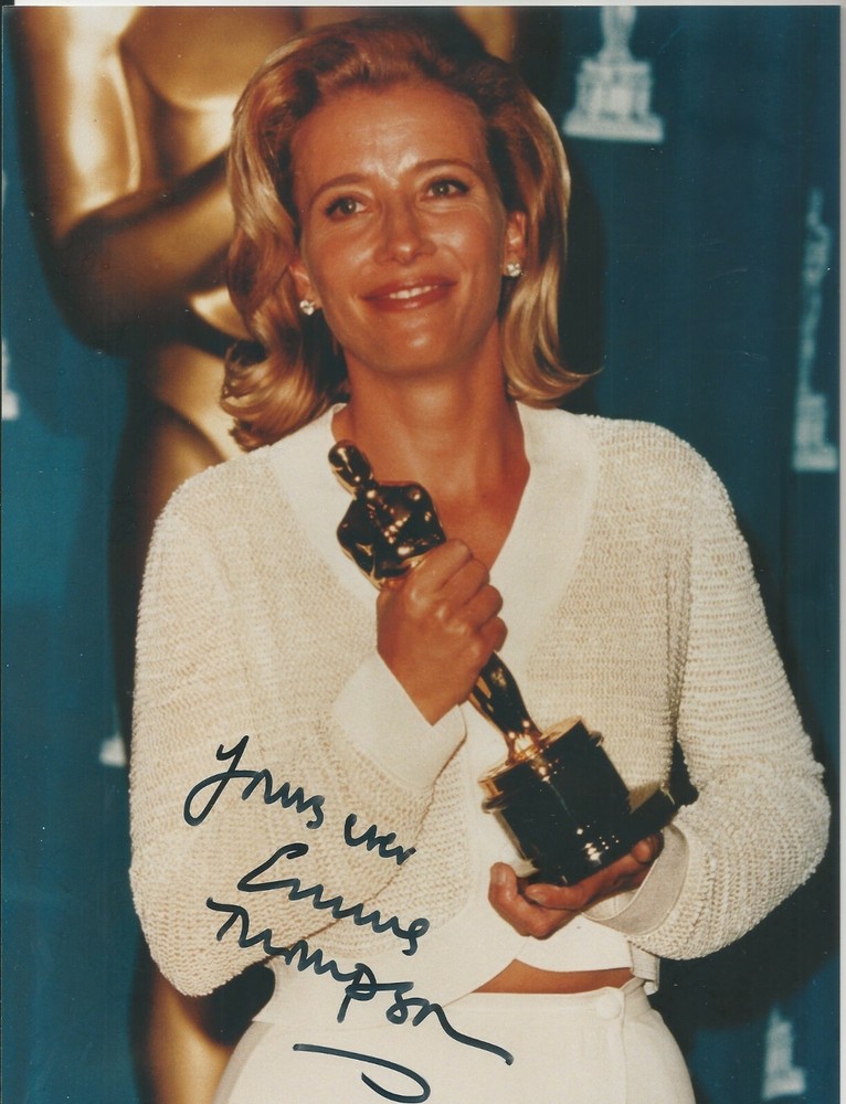 Emma Thompson signed photo