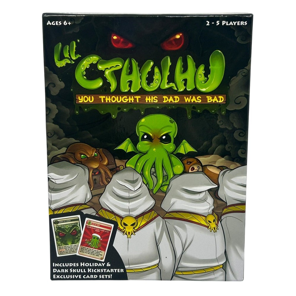 Lil' Cthulhu Card Game Open Box Sealed Cards De-Evolution Studios Kickstarter