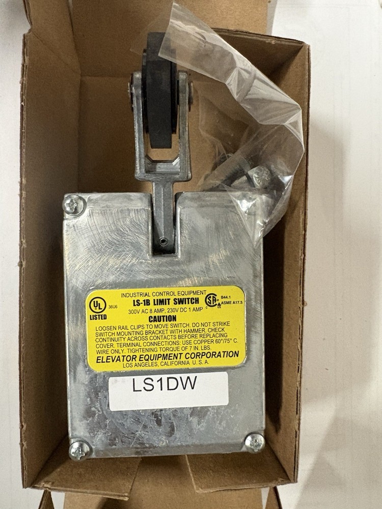 Elevator Equipment EECO LS-1B Limit Switch Brand New