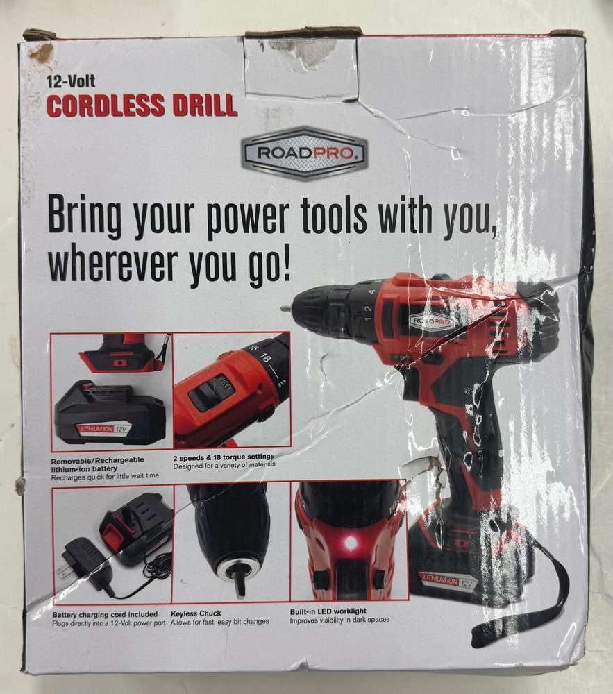RoadPro 12-Volt Cordless Drill (RPRD21CD003)