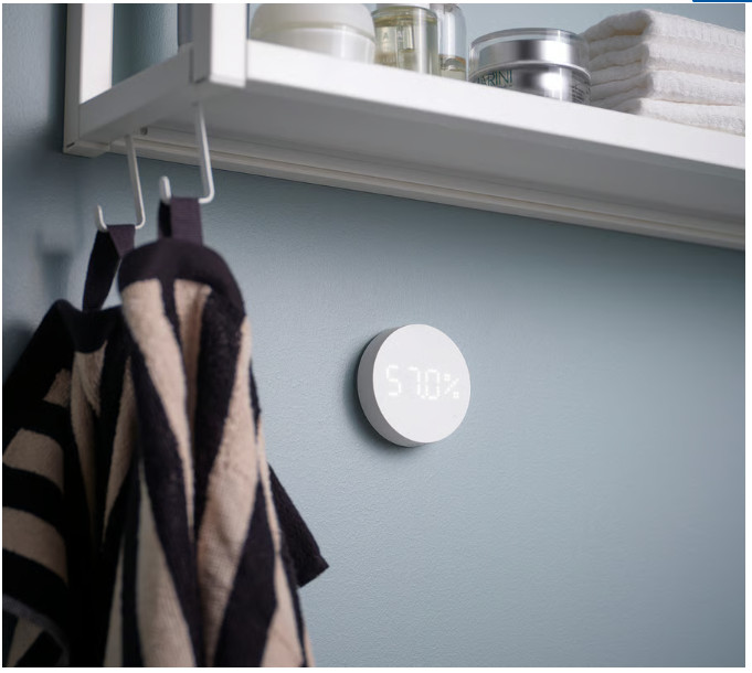 TIMMERFLOTTE Temperature/humidity sensor, smart