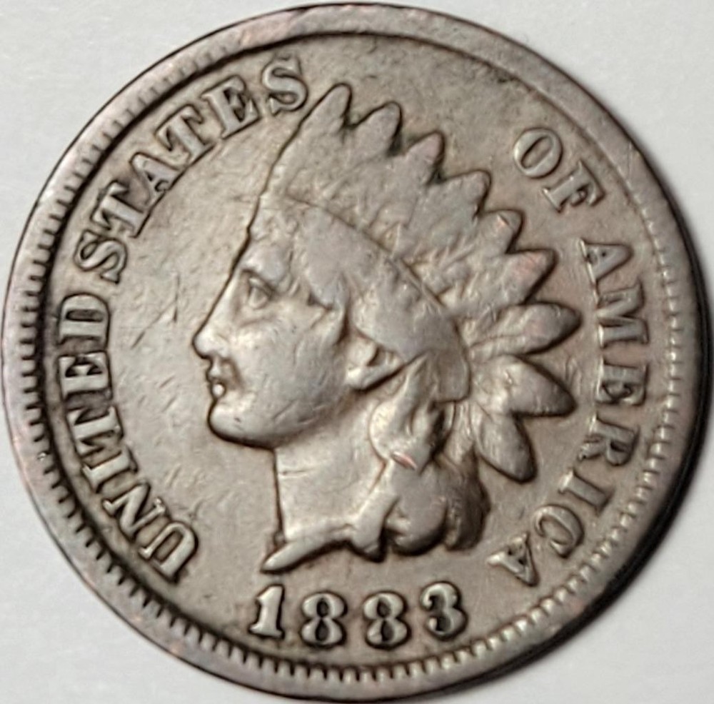 1883  Indian Head Cent - ** VG+ ** Could grade higher!!