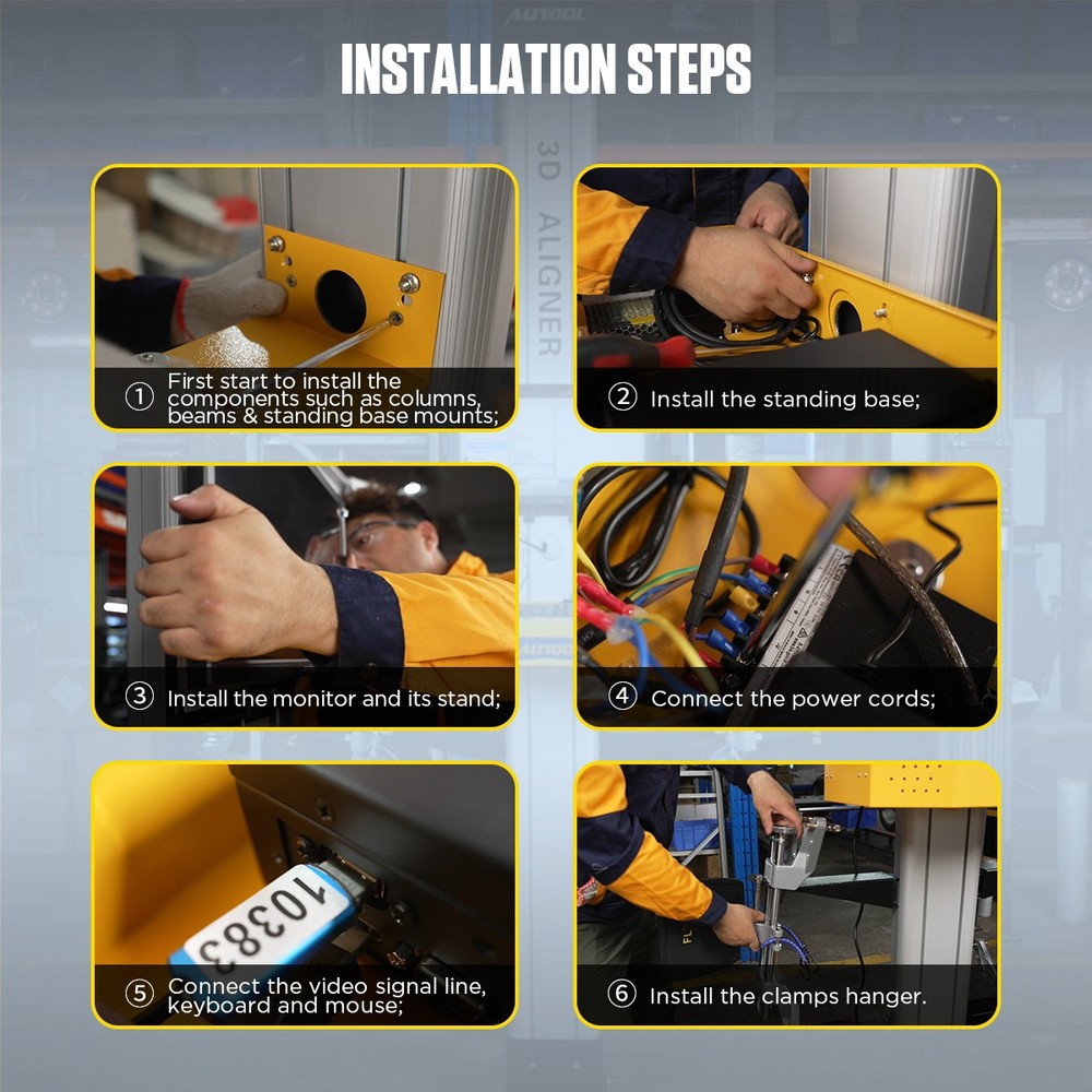 3D Wheel Alignment Machine Tire Aligner 4 Wheel Alignment System Fully Automatic