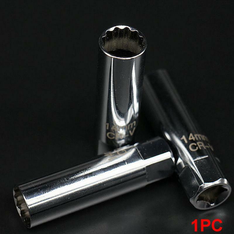 14mm Spark Plug Socket Thin Wall Removal Tool 12 Points 3/8" Drive fit NEW USA
