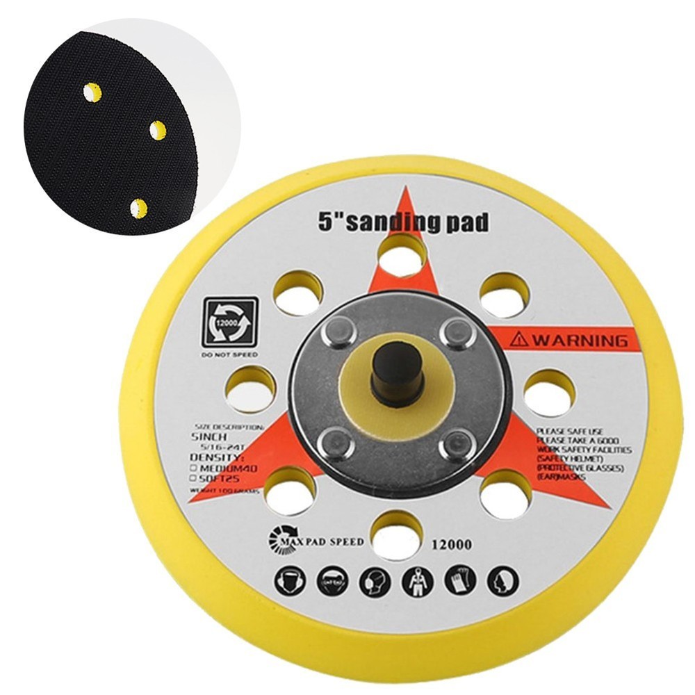1 Pcs Backing Pad Bonnets Sanding Discs For Dust Extraction Workshop Equipment