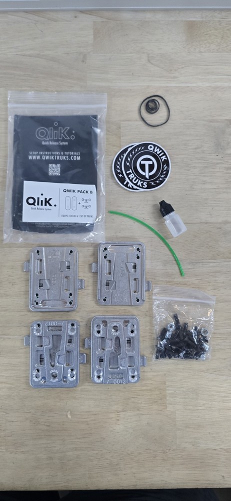 Qwik Pack B Hardware Kit For Skateboards - Quick Release System