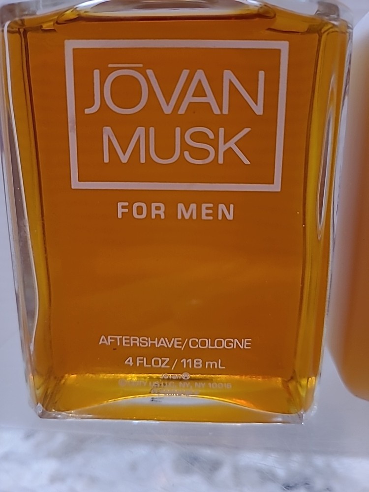 Jovan Musk 4 oz Aftershave for Men