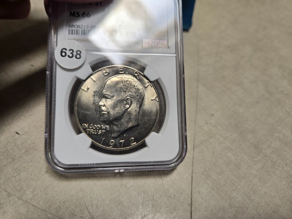 1972 D $1 Eisenhower Dollar NGC MS66