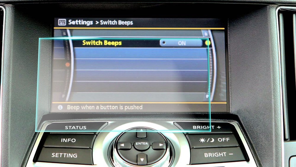 Crystal Clear Screen Protector for 2012 Nissan Maxima Vehicle Navigation