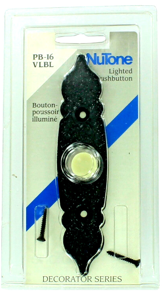 NUTONE PB-16-VLBL LIGHTED PUSHBUTTON