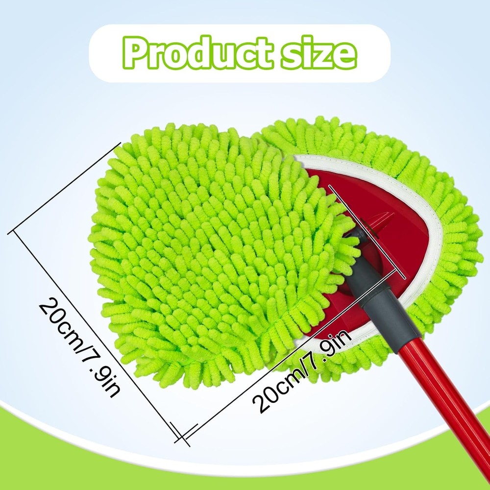 Microfiber Mop Head Replacement for Easy Wring 1-Tank System, Compatible Pads