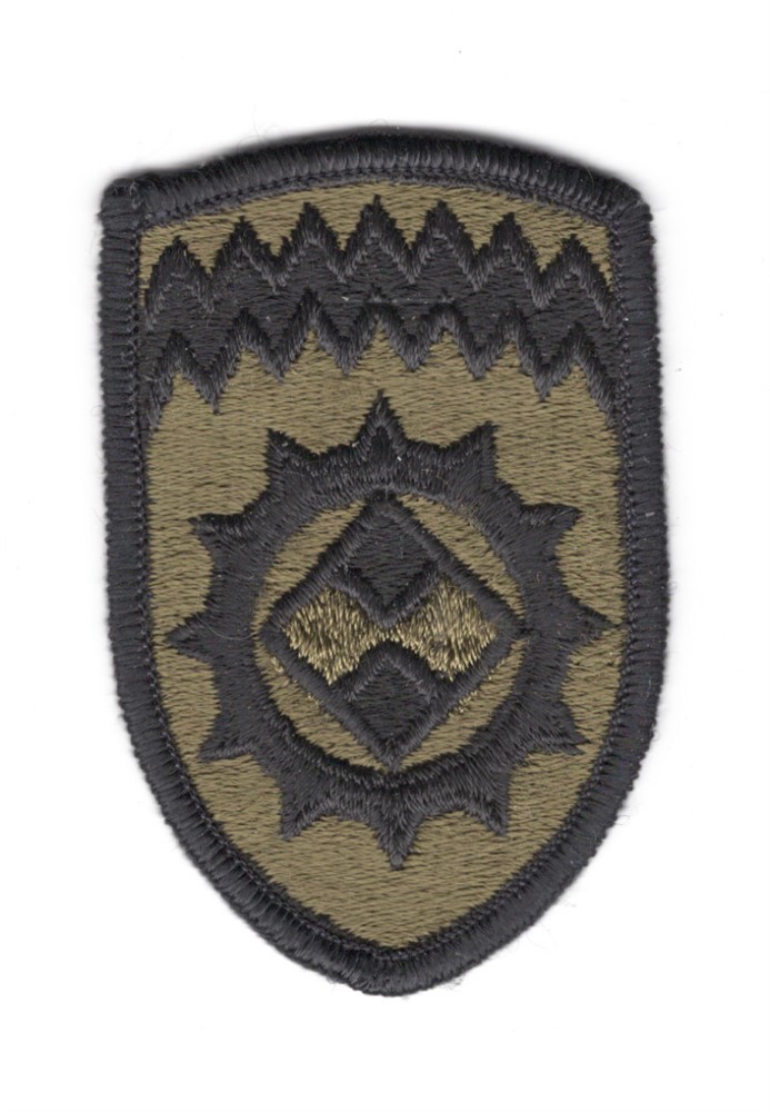Army Patch: Alaska Support Command - subdued, merrowed edge