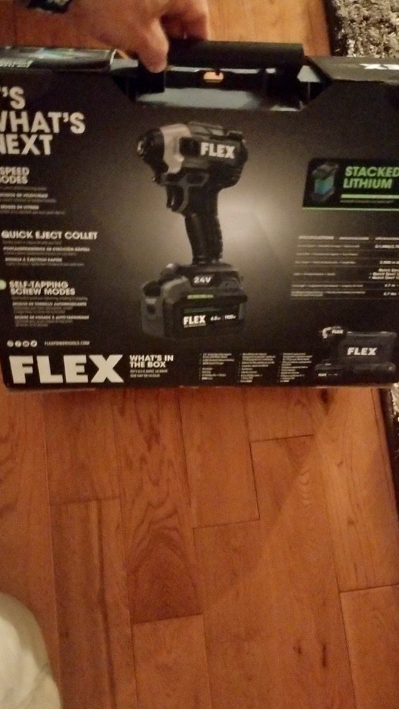 Flex FX1371A-1H 24V Impact Driver - Gray