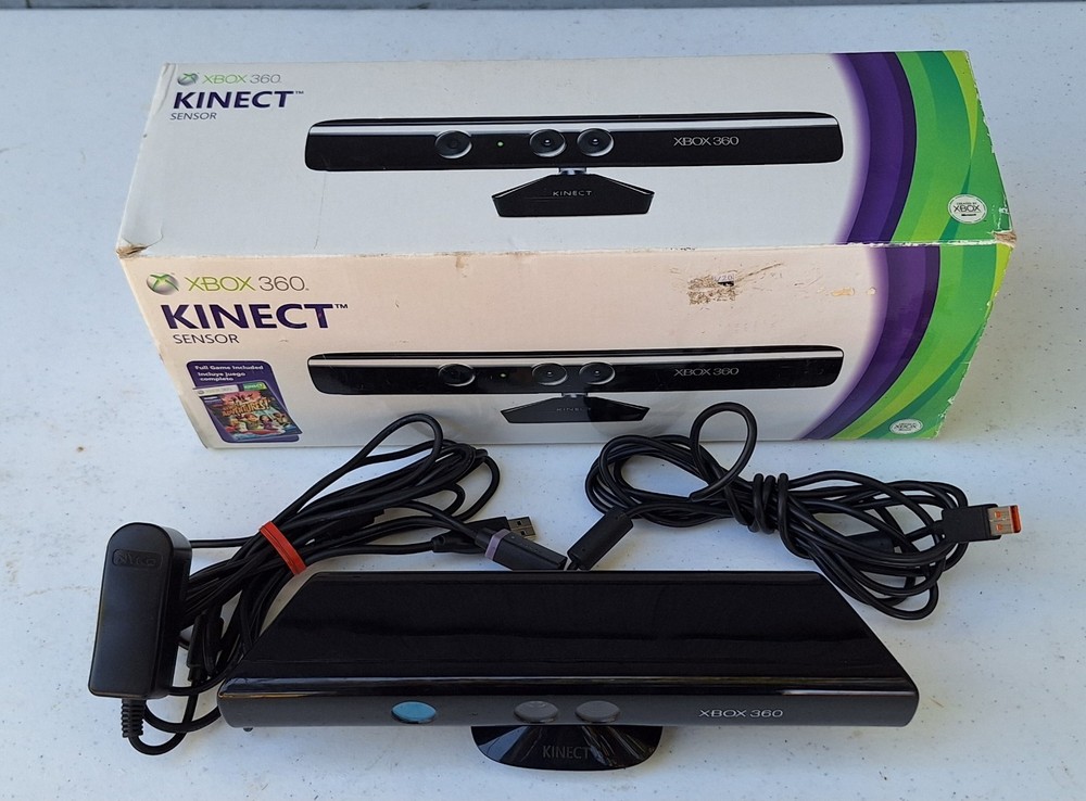 Microsoft LPF-00004 Kinect X BOX 360 Motion Sensor Gaming Controller EX+ w/ Box