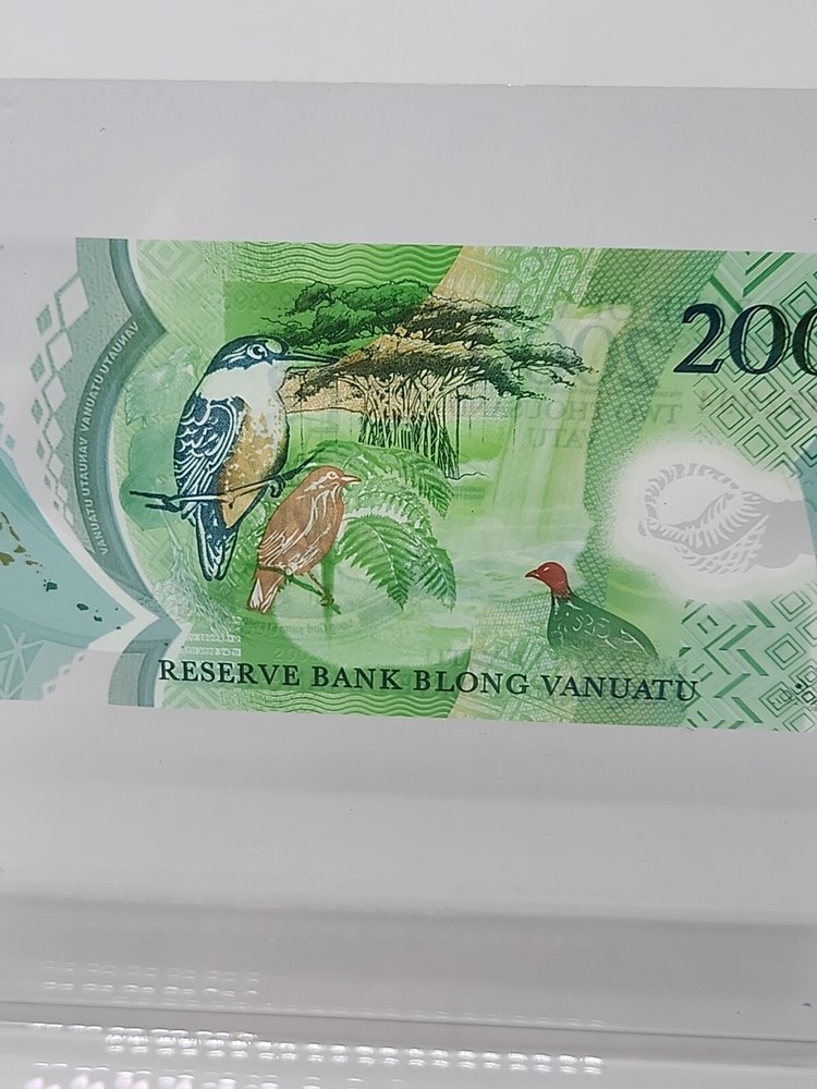 Vanuatu, 2000 Vatu, 2014, POLYMER, Birds