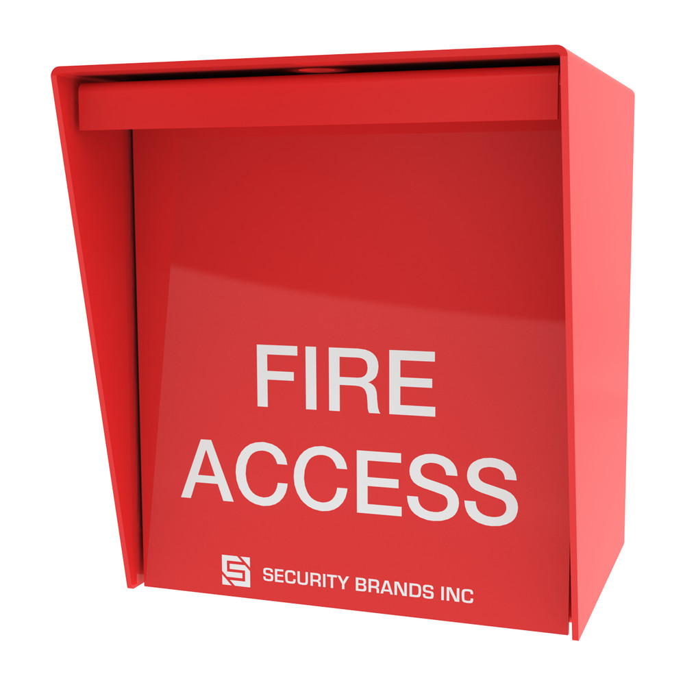 Security Brands 15-014 Red Fire Safety Control Access Security Box Padlock NIB