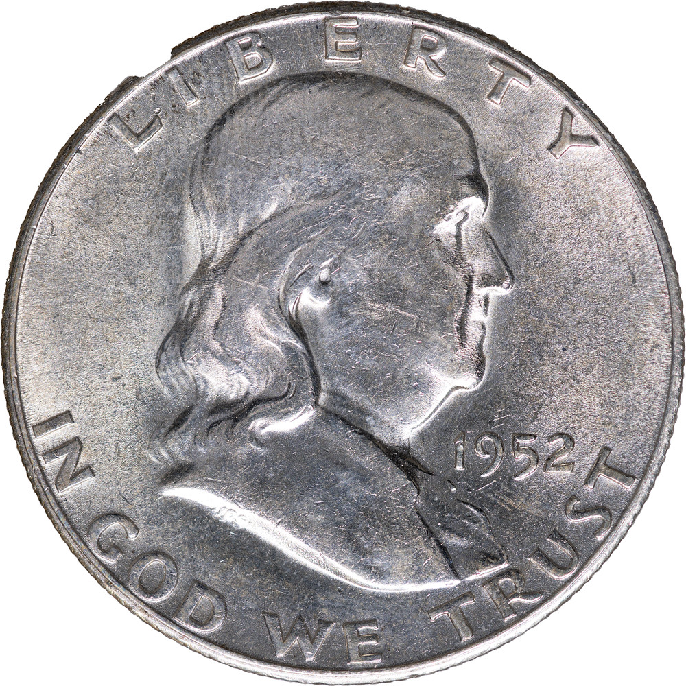 1952-S Franklin Half Dollar ~ Uncirculated