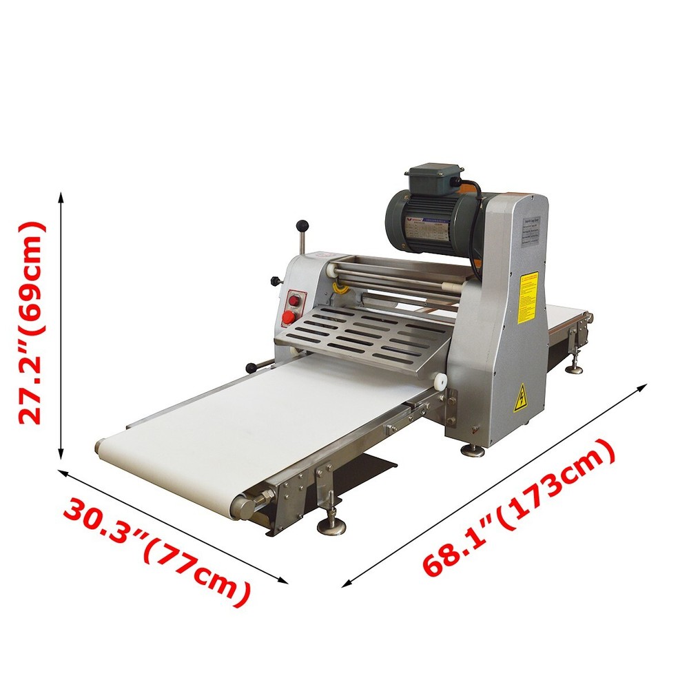 110V Commercial Table Type Folding Pastry Machine Dough Sheeter 400mm