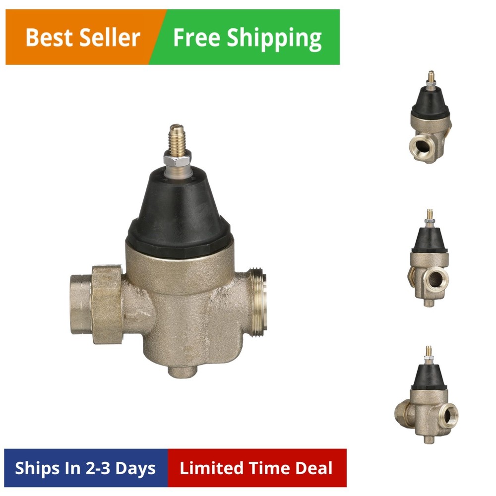 U Technologies Standard Capacity, Water Pressure Reducing Valve, 3/4 Inch, NP...
