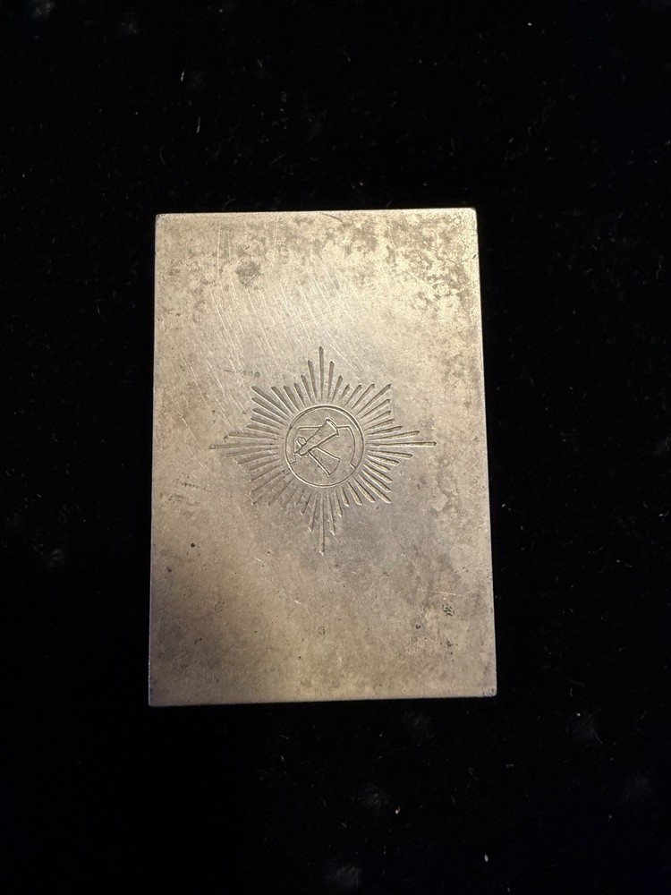 S. Kirk & Son Sterling Silver Matchbox case Engraved 1971
