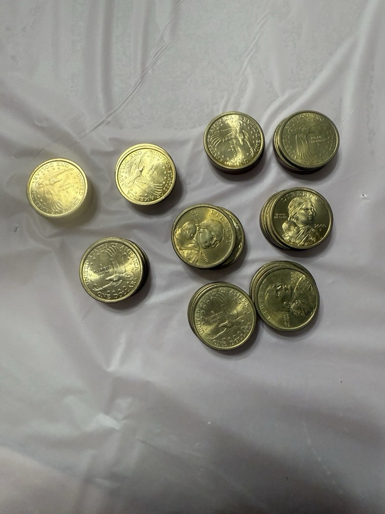 Gold Dollar Bill 47 Coins
