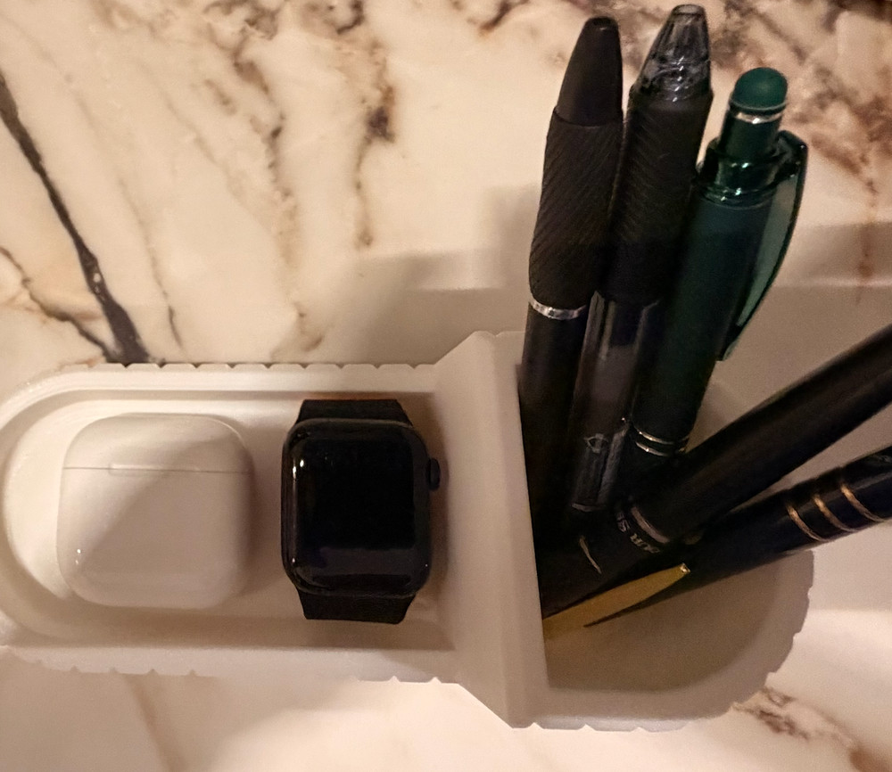 3D Printed Stationary Orginizers- White- High Quality- Durable