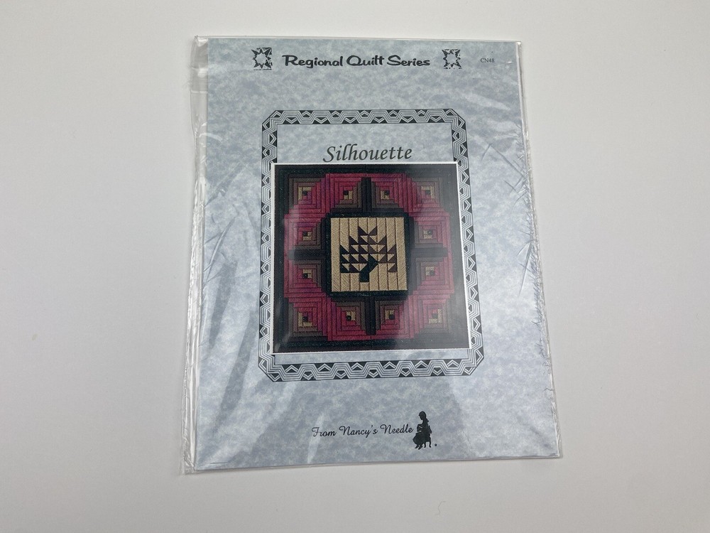 Nancy Needle Silhouette Needlepoint Pattern Regional quilt Series Canvas