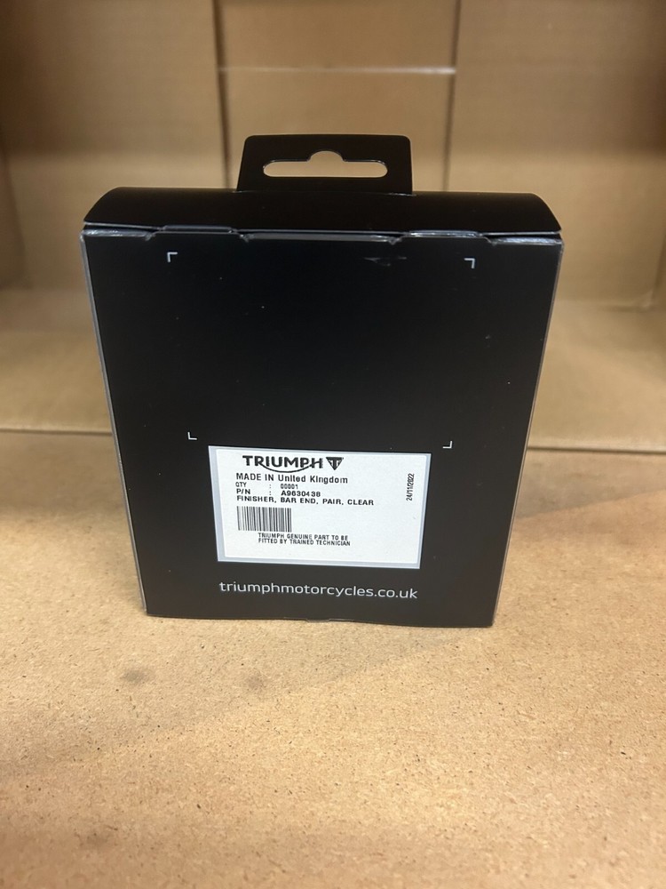 Triumph Silver Bar End Caps #A9630438, Multifit part (see list)