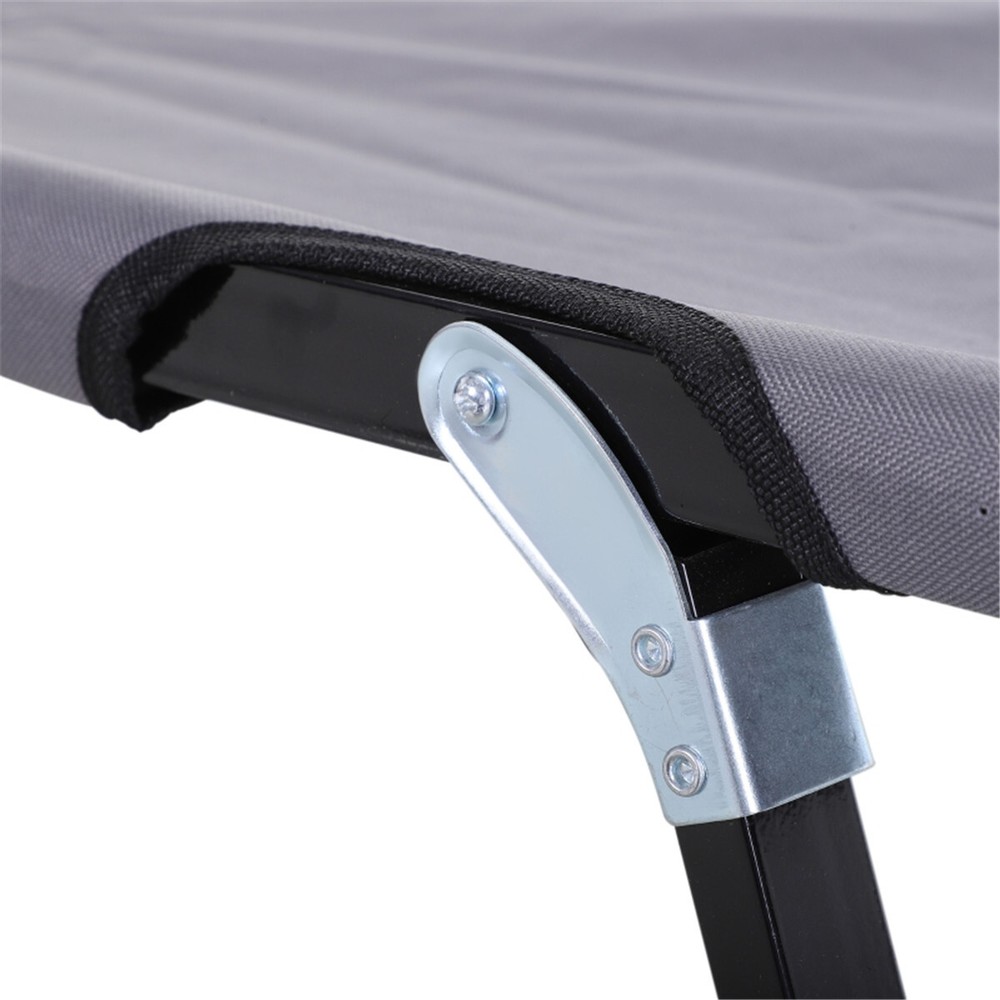 Folding Camping Chairs Camping Cot Gray