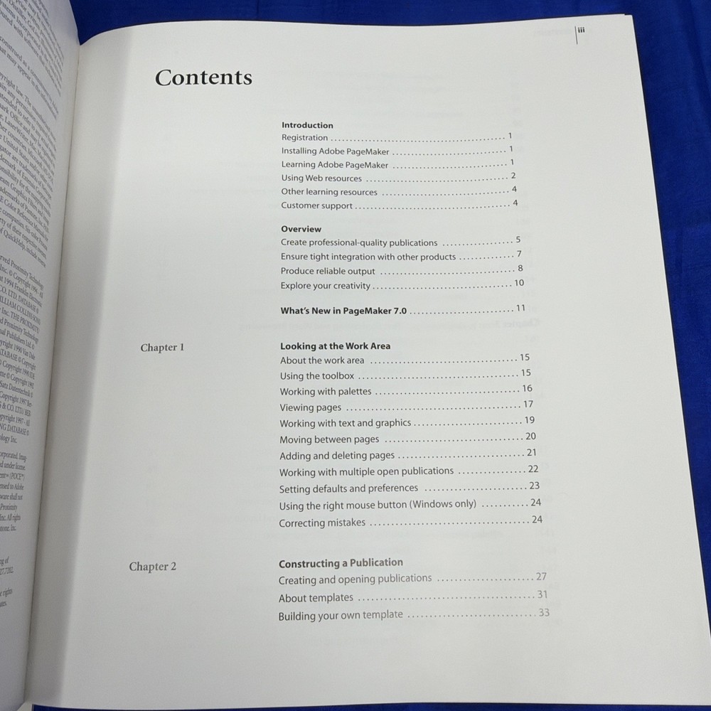 Adobe PageMaker 7.0 for Windows/Macintosh 2 Disc Set with Key Code