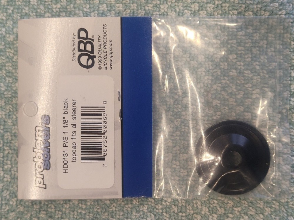 Top Cap Problem Solver 1-1/8" Black QBP HD0131