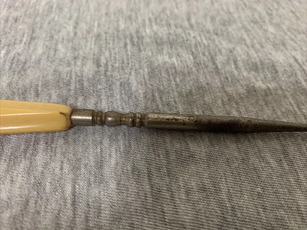 Antique Art Deco Celluloid Button Corset Hook