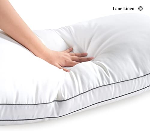 Bed Pillows Standard Size Set of 2, Medium Soft Standard (2 Pack) White