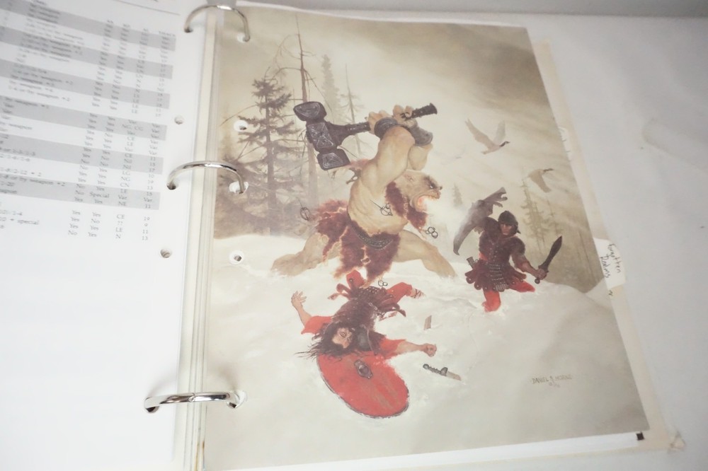 Monsters Compendium Binder AD&D Vol 1 & 2