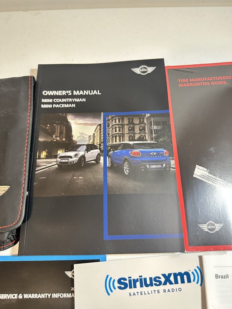 MINI Cooper Countryman Paceman Owners Manuals 2012