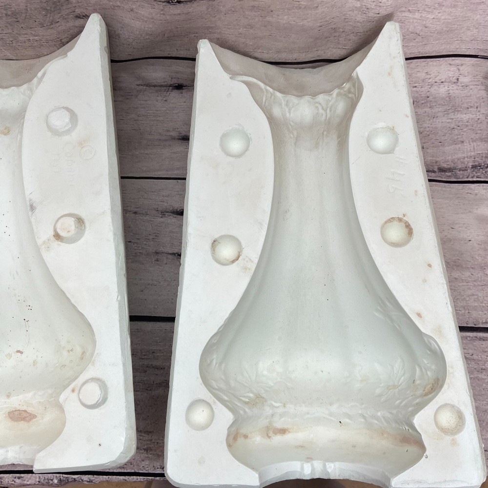 Vintage Unbranded Ceramic Casting Mold Antique Mid Pitcher