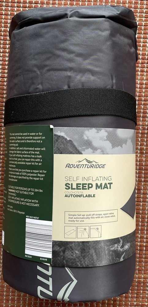 Adventuridge Self Inflating Camping Backpacking Sleep Mat Pad