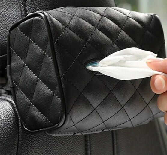 Car Tissue Holder Visor Dashboard Armrest Convenient 8x6