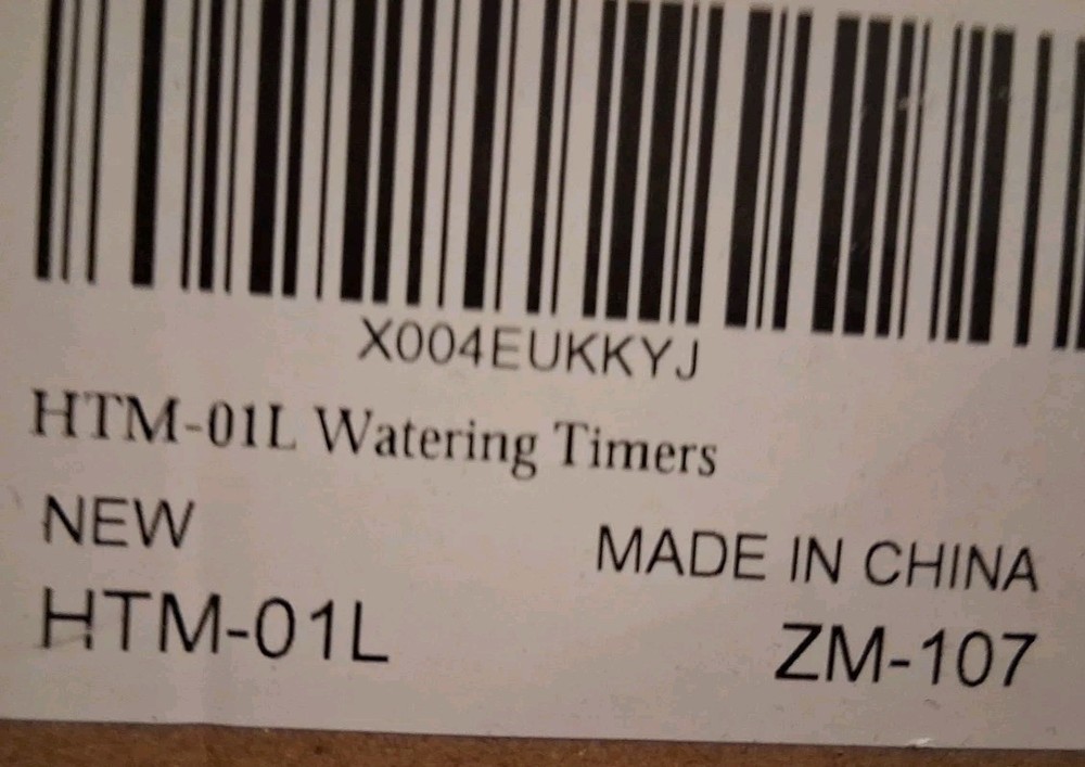 SINGLE ZONE HTM-01 WATER TIMER New Open Box