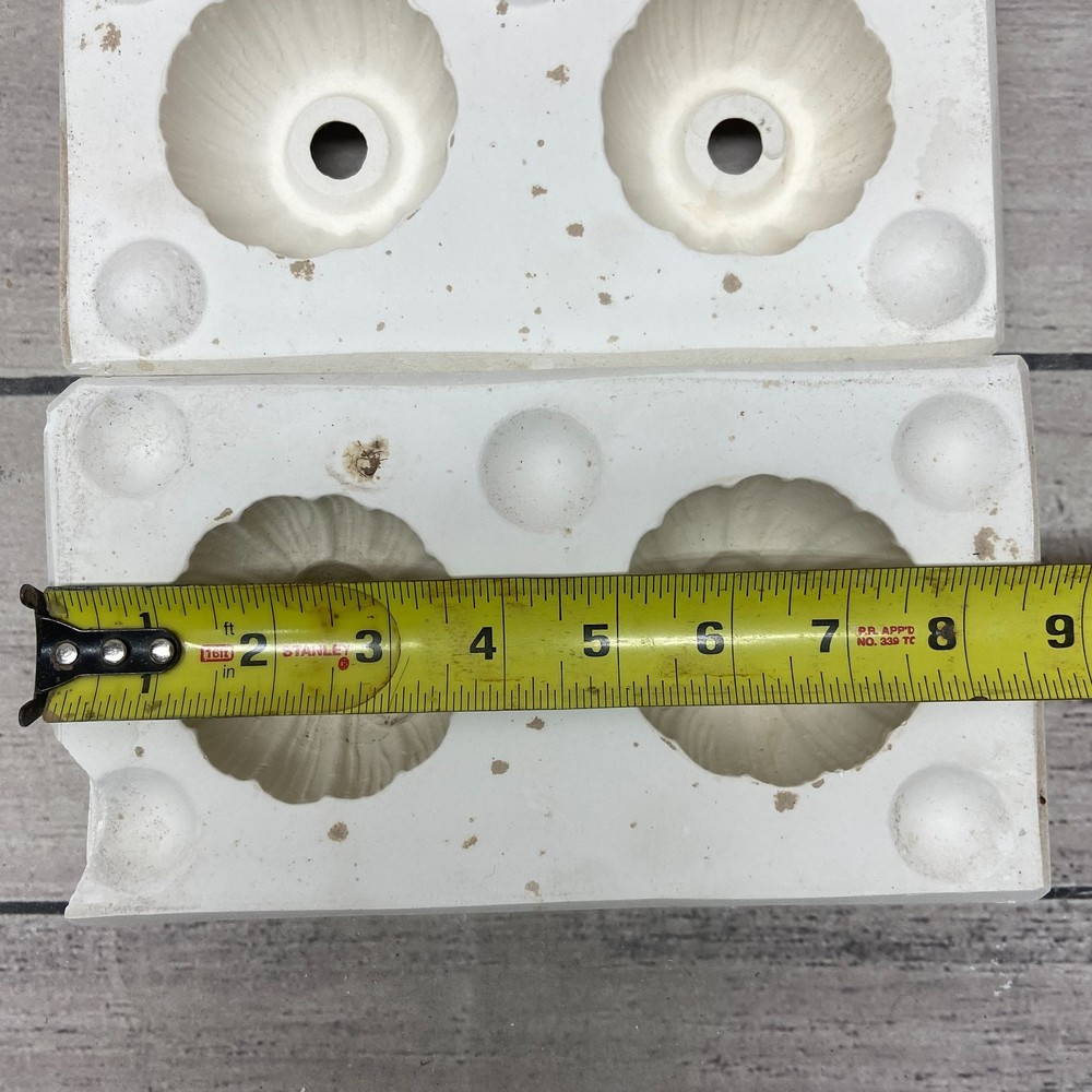 Unbranded Ceramic Casting Mold Pumpkins With Leaf #MC-358