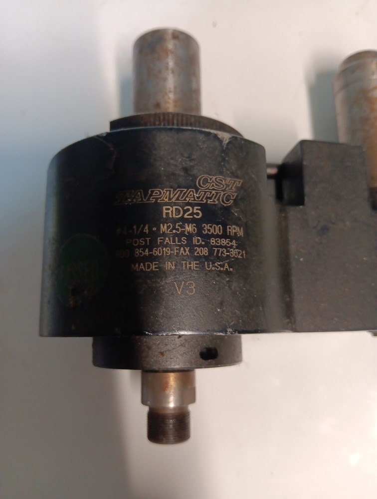 CST Tapmatic RD25 Cnc #4 To 1/4 Tapping Attachment Missing nut
