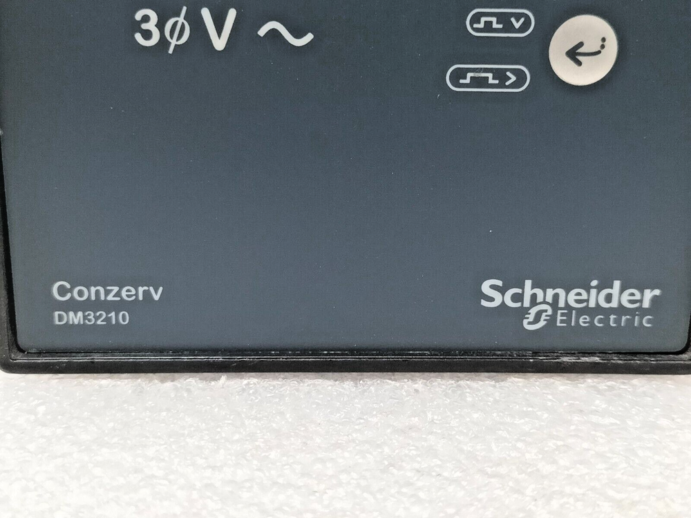 SCHNEIDER ELECTRIC CONZERV DM3210 THREE PHASE VOLTMETER