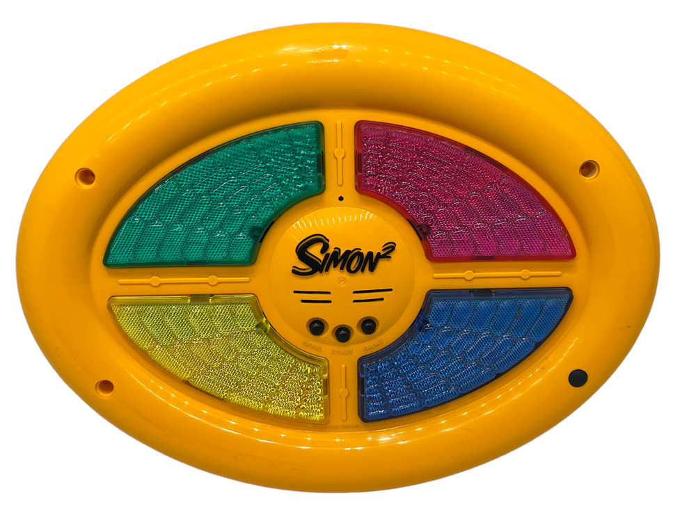 Simon 2 Handheld Electronic Memory Game Party Game Double Sided Matching Game