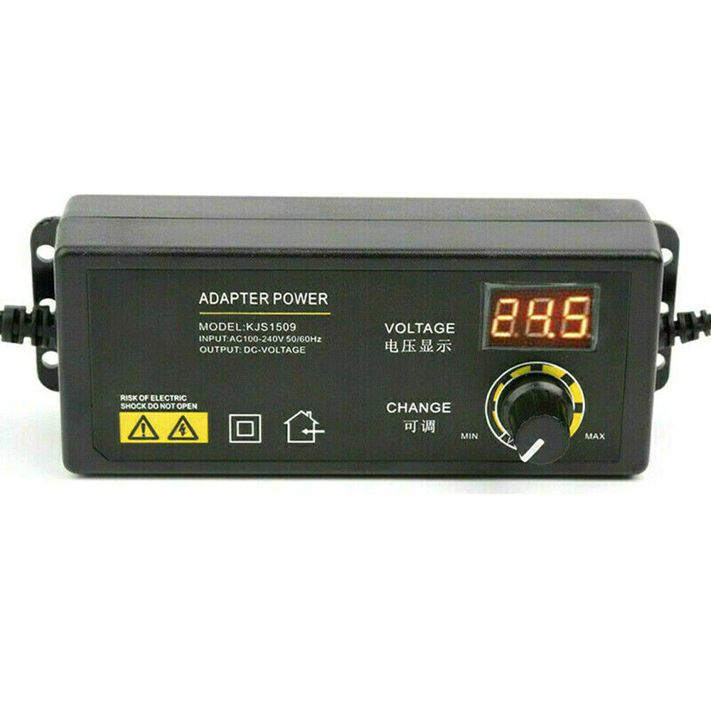 Adjustable AC/DC Power Supply Adapter Charger Variable Voltage 3V-24V UniversalB
