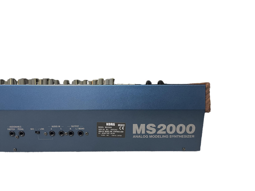 KORG MS2000 Analog Modeling Synthesizer 44-Key Vocoder Synth w/Manual AC Adapter